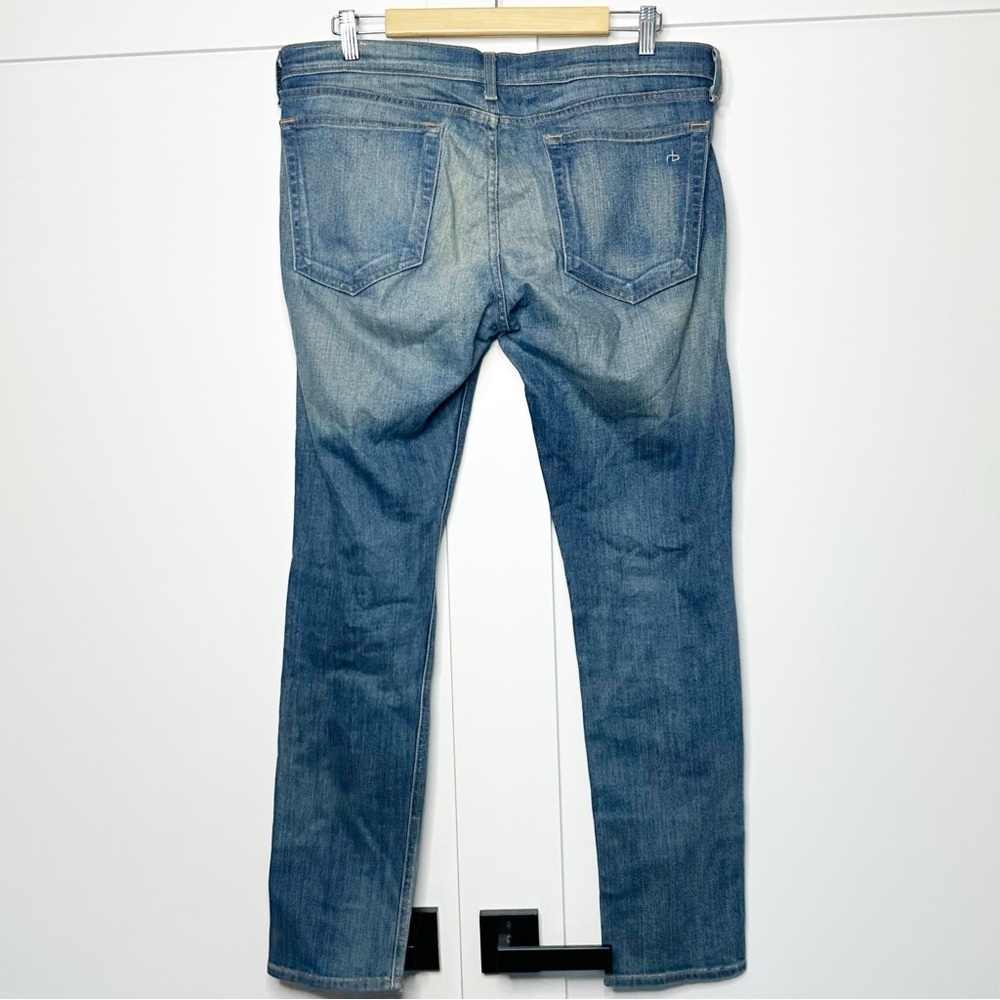 Rag & Bone The Dre Boyfriend Golden Wash Jeans 30 10 slim straight low rise - Picture 8 of 16